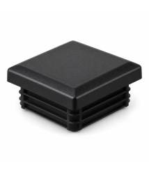 Capac negru pentru stalp de gard 20 x 20 mm